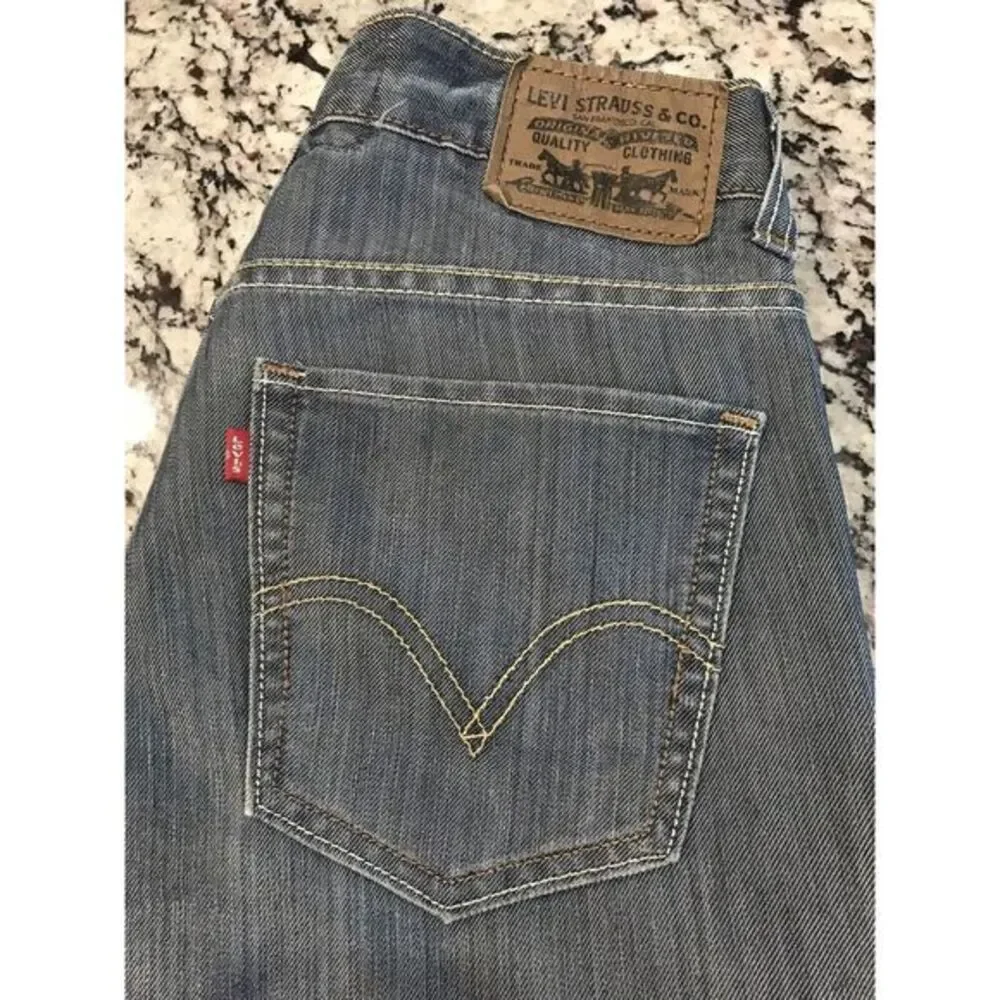 Levi's 511 Mens‎ Blue Jeans Slim Fit Skinny Stretch Blue Measures Size 29x29